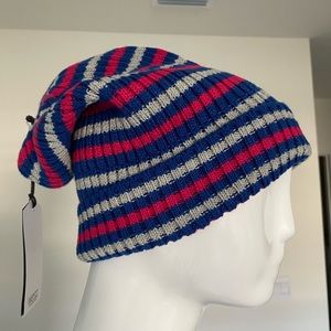 WESC UNISEX MULTI-COLOR STRIPE BEANIE HAT SIZE ONE SIZE MSRP $52.00 NWT